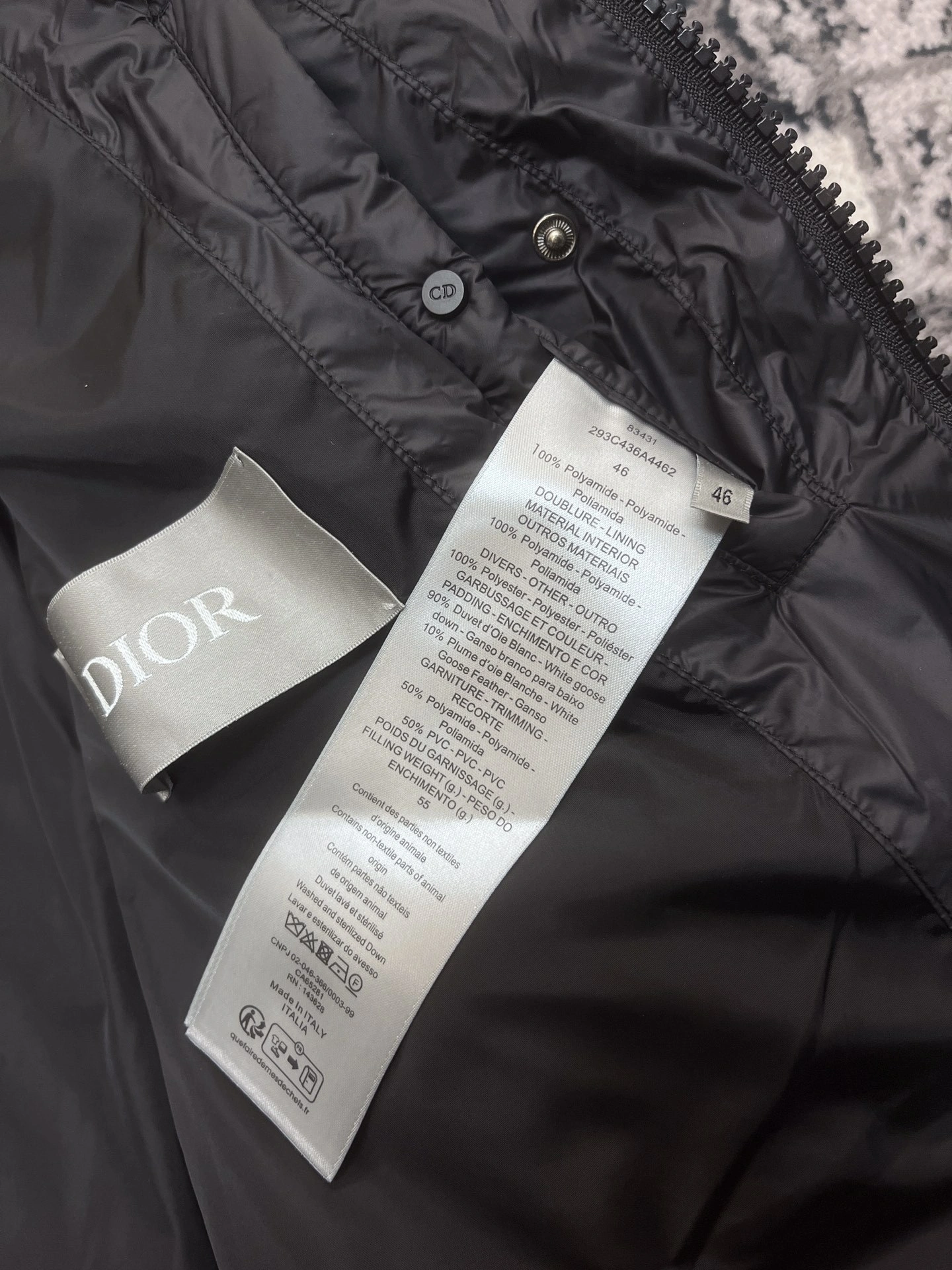wg.luxury- 4ior Down Jacket oversized item:D-F409I0403